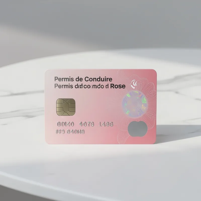 Permis de conduire rose : format, validité et démarches en 2026